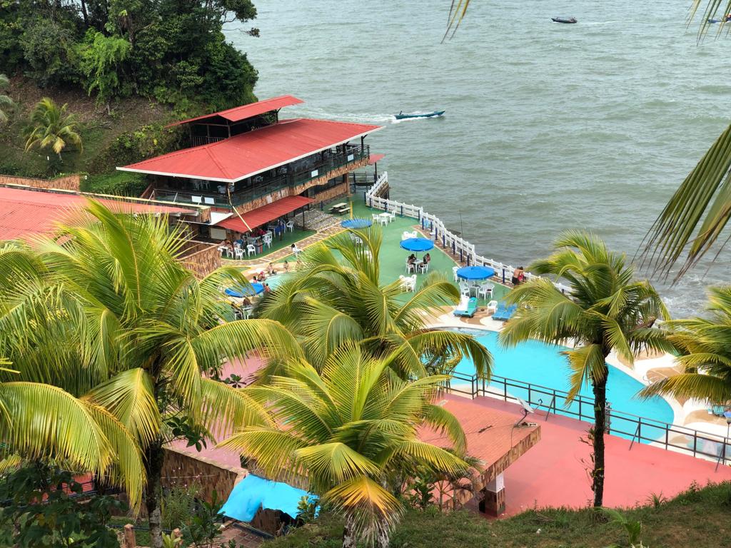 Vista de helipuerto
